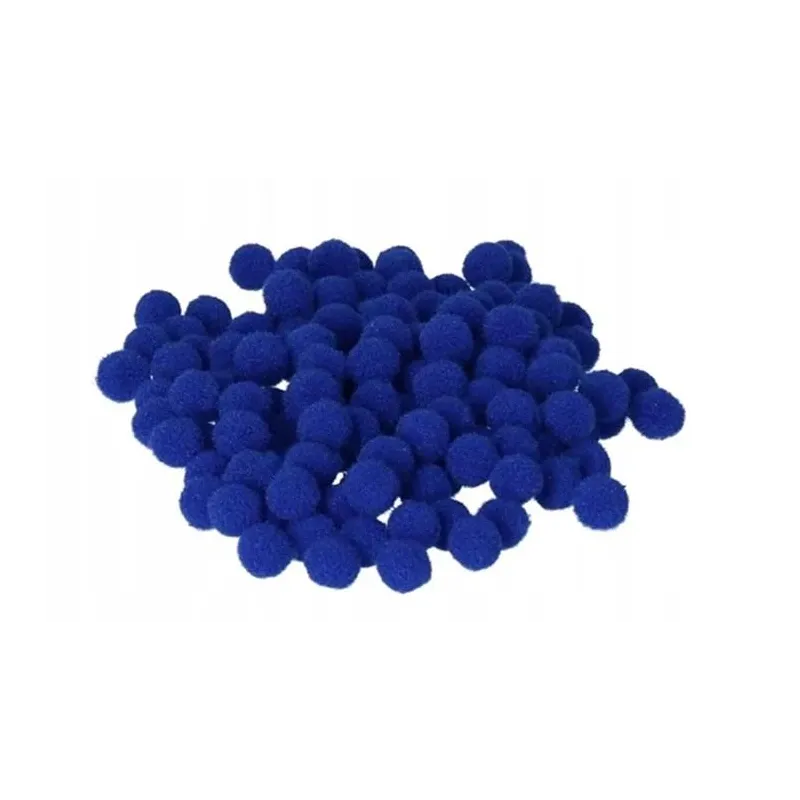 POMPONY DEKORACYJNE GRANATOWE 20MM 40 SZTUK