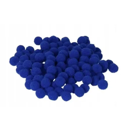 POMPONY DEKORACYJNE GRANATOWE 20MM 40 SZTUK