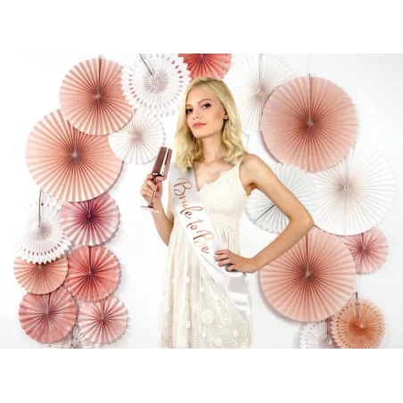 Szarfa Satynowa Na Wieczór Panieński Bride To Be Biała