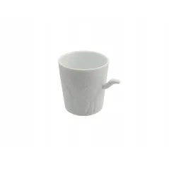 KUBEK CERAMICZNY BIAŁY ŚWIECZNIK 280 ML
