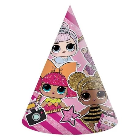 Czapeczki Papierowe Lol Surprise Glitterati 5 Sztuk Czapeczki Papierowe Lol Surprise Glitterati 5 Sztuk