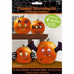 ZESTAW DO DEKORACJI DYNI NA HALLOWEEN 29 ELEMENTÓW