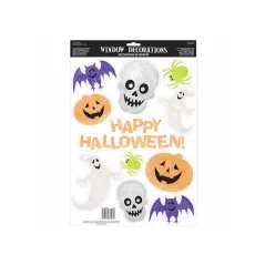 DEKORACJA NA OKNO NAKLEJKI HALLOWEEN 11 SZTUK