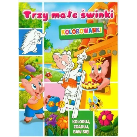 Trzy Małe Świnki. Kolorowanki Trzy Małe Świnki. Kolorowanki