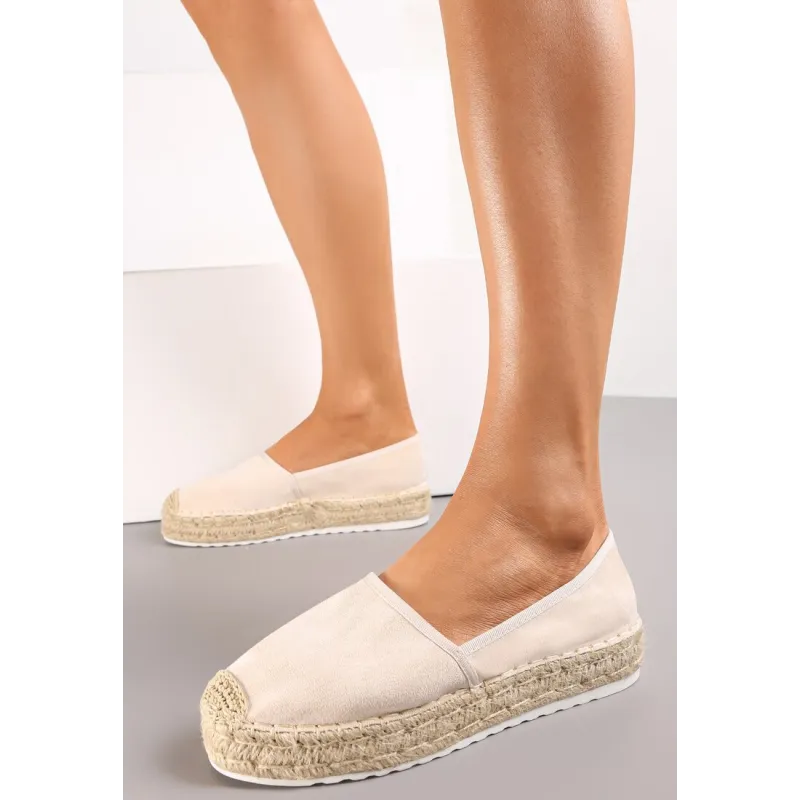 BEŻOWE ESPADRYLE ROZMIAR 39