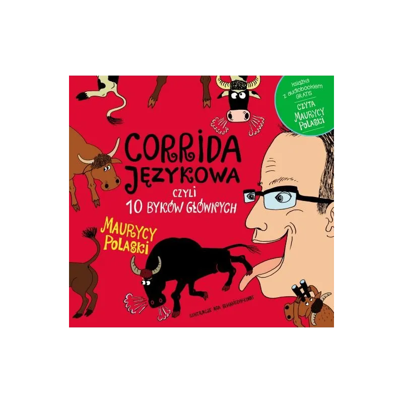 CORRIDA JĘZYKOWA CZYLI 10 BYKÓW GŁÓWNYCH + CD Polaski Maurycy - Skrzat