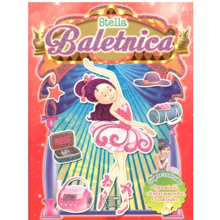 STELLA BALETNICA. KOLOROWANKA NAKLEJANKA - Arti