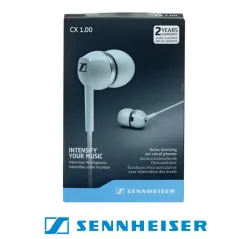SŁUCHAWKI DOKANAŁOWE SENNHEISER CX 1.00 BIAŁE