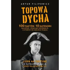 TOPOWA DYCHA 100 FAKTÓW 10 KATEGORII NAJLEPSZE SZOKUJĄCE INFORMACJE O KTÓRYCH NIE MIELIŚCIE POJĘCIA Artur Filipowicz - Znak