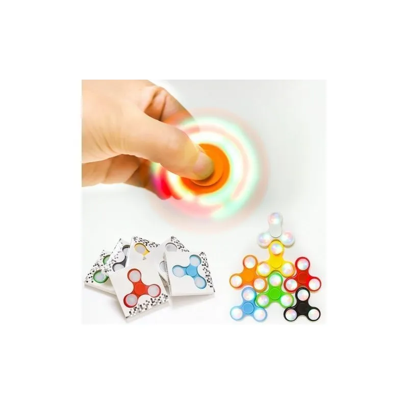 SPINNER ZE ŚWIATŁEM MIX KOLORÓW - Hipo