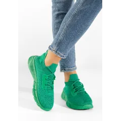 Buty Sportowe Na Grubej Podeszwie Zielone Rozmiar 40