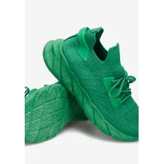 BUTY SPORTOWE NA GRUBEJ PODESZWIE ZIELONE ROZMIAR 40