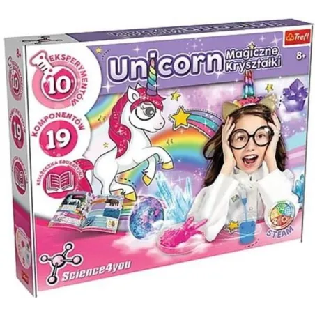Unicorn Magiczne Kryształy. Kreatywny Zestaw Edukacyjny 8+ Unicorn Magiczne Kryształy. Kreatywny Zestaw Edukacyjny 8+