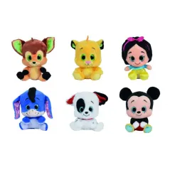 MASKOTKI PLUSZOWE GLITSIES DISNEY MIX WZORÓW 0+ - Tm Toys