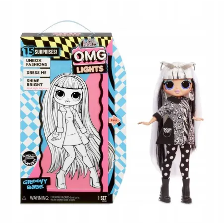 L.o.l. Surprise! O.m.g. Lalka Groovy Babe Świecąca 3+