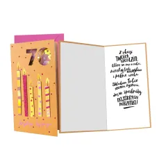 KARNET 70 URODZINY