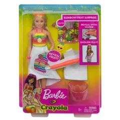LALKA BARBIE ZESTAW Z UBRANIAMI DO KOLOROWANIA 5+