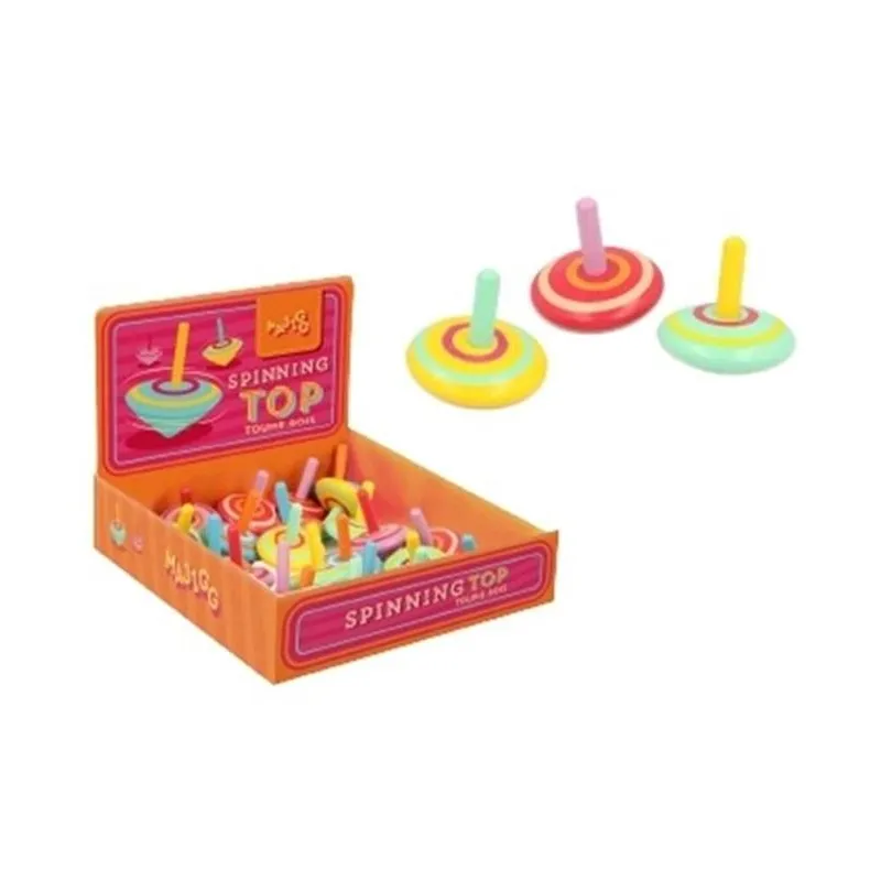 SPINNING TOP DREWNIANY MINI-BĄCZEK 3+