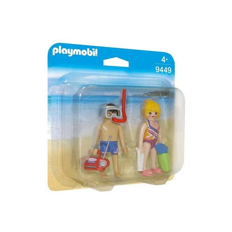 PLAŻOWICZE FIGURKI Z AKCESORIAMI PLAYMOBIL 9449 4+