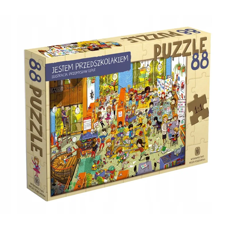 JESTEM PRZEDSZKOLAKIEM PUZZLE 88 ELEMENTÓW 3+