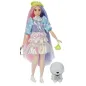 Lalka Barbie Extra Błyszcząca Stylizacja I Zielona Czapka Ze Szczeniaczkiem 3+