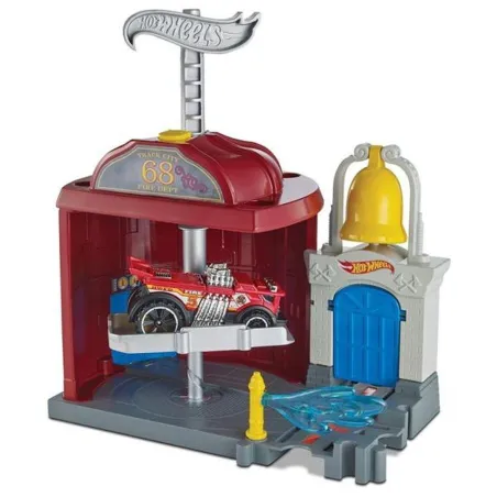 Odjazdowa Remiza Strażacka Zestaw Hot Wheels 4+