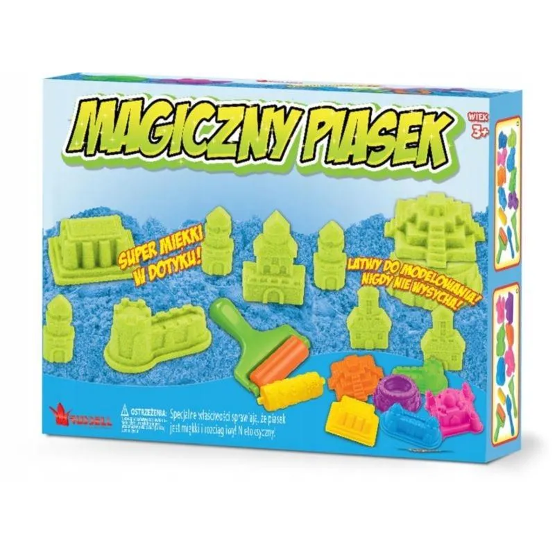 MAGICZNY PIASEK Z AKCESORIAMI ZESTAW KREATYWNY ZWIERZĘTA  3+