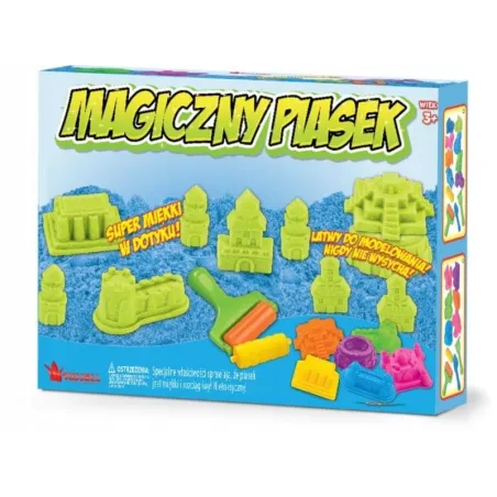 MAGICZNY PIASEK Z AKCESORIAMI ZESTAW KREATYWNY ZWIERZĘTA  3+