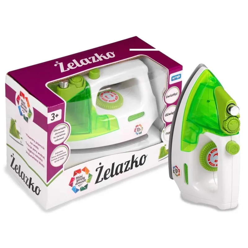 ŻELAZKO INTERAKTYWNE MINI SPRZĘTY DOMOWE 3+