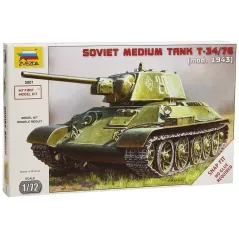 SOVIET TANK SNAP T-34/76 MODEL DO ZŁOŻENIA 14+