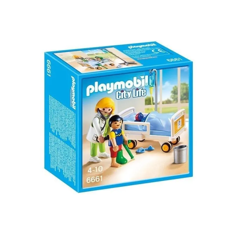 LEKARKA PRZY ŁÓŻKU CHOREGO DZIECKA PLAYMOBIL 6661