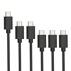 ZESTAW 6 KABLI MICRO USB-USB QUICK CHARGE AUKEY