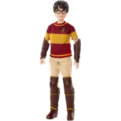 LALKA FIGURKA HARRY POTTER QUIDDITCH ZESTAW Z MIOTŁĄ 3+