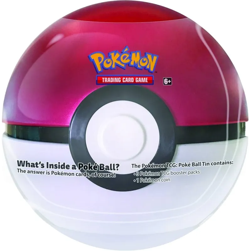 POKEMON TCG: POKE BALL PUSZKA Z KARTAMI 6+