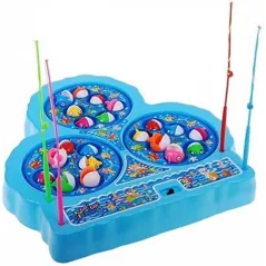 GO! GO! FISHING ŁOWIENIE RYBEK GRA ZRĘCZNOŚCIOWA NIEBIESKA 3+