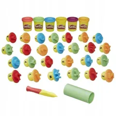 LITERKI I MOWA MODELUJ I UCZ SIĘ CIASTOLINA PLAY-DOH 2+