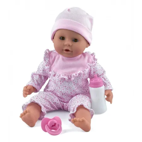LALKA BOBAS W UBRANKU BUTELKA LITTLE TREASURE DOLLS WORLD  38 CM  18M+