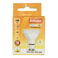ŻARÓWKA LED 7,5 W GU10SMD ACTIVEJET AJE-S3710W