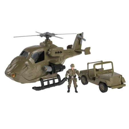 Helikopter Wojskowy Z Samochodem I Żołnierzem 3+ Ii Gatunek