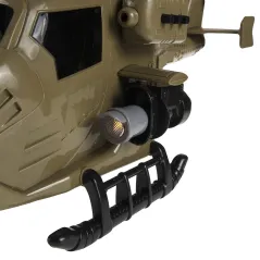 HELIKOPTER WOJSKOWY Z SAMOCHODEM I ŻOŁNIERZEM 3+ II GATUNEK