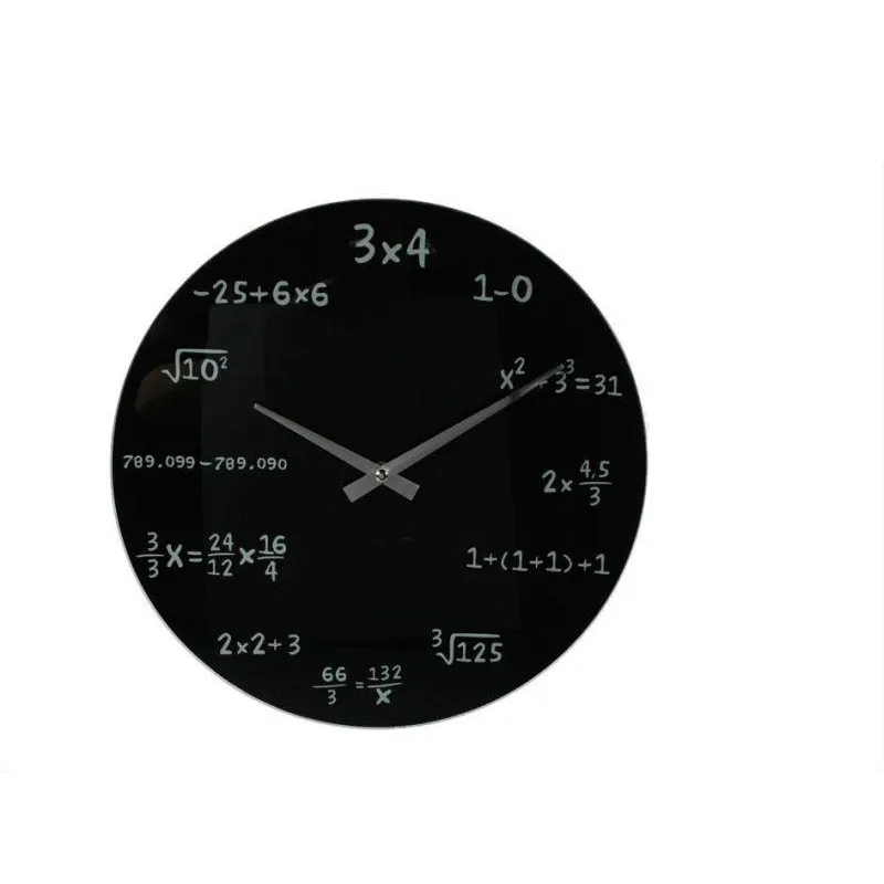 ZEGAR ŚCIENNY GENIUSZA CZARNY 36 CM