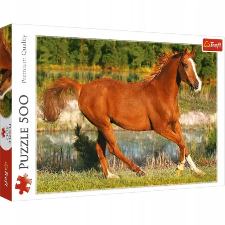 PIĘKNO GALOPU PUZZLE 500 ELEMENTÓW 9+