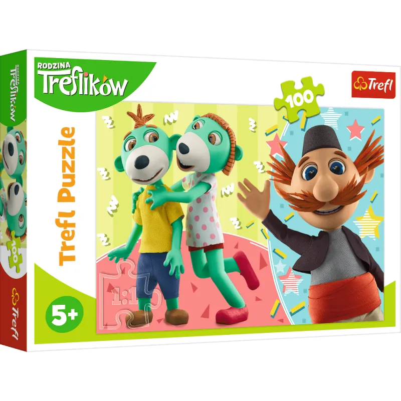 TREFLIKI I WUJCIO RODZINA TREFLIKÓW PUZZLE 100 ELEMENTÓW 5+