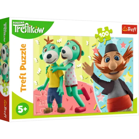 TREFLIKI I WUJCIO RODZINA TREFLIKÓW PUZZLE 100 ELEMENTÓW 5+