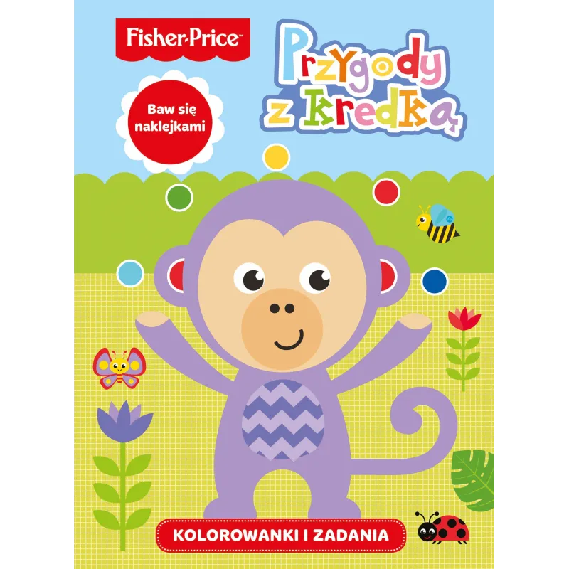 PRZYGODY Z KREDKĄ KOLOROWANKI I ZADANIA 