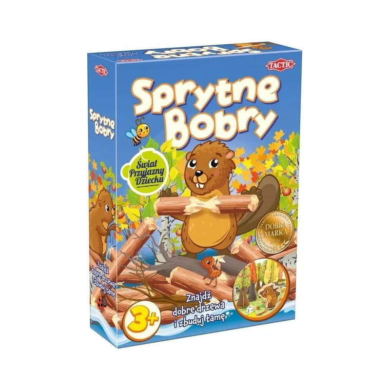 SPRYTNE BOBRY GRA PLANSZOWA 3+