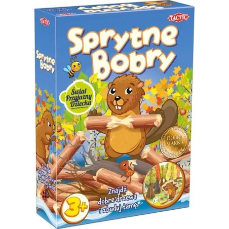 SPRYTNE BOBRY GRA PLANSZOWA 3+
