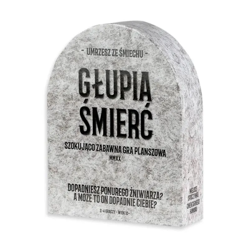 GŁUPIA ŚMIERĆ SZOKUJĄCO ZABAWNA GRA PLANSZOWA 12+