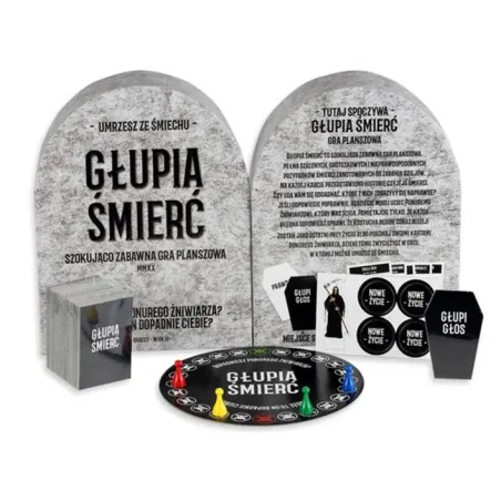 Głupia Śmierć Szokująco Zabawna Gra Planszowa 12+