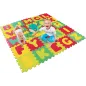 Mata Podłogowa Puzzle Piankowe Litery 140 X 56 Cm